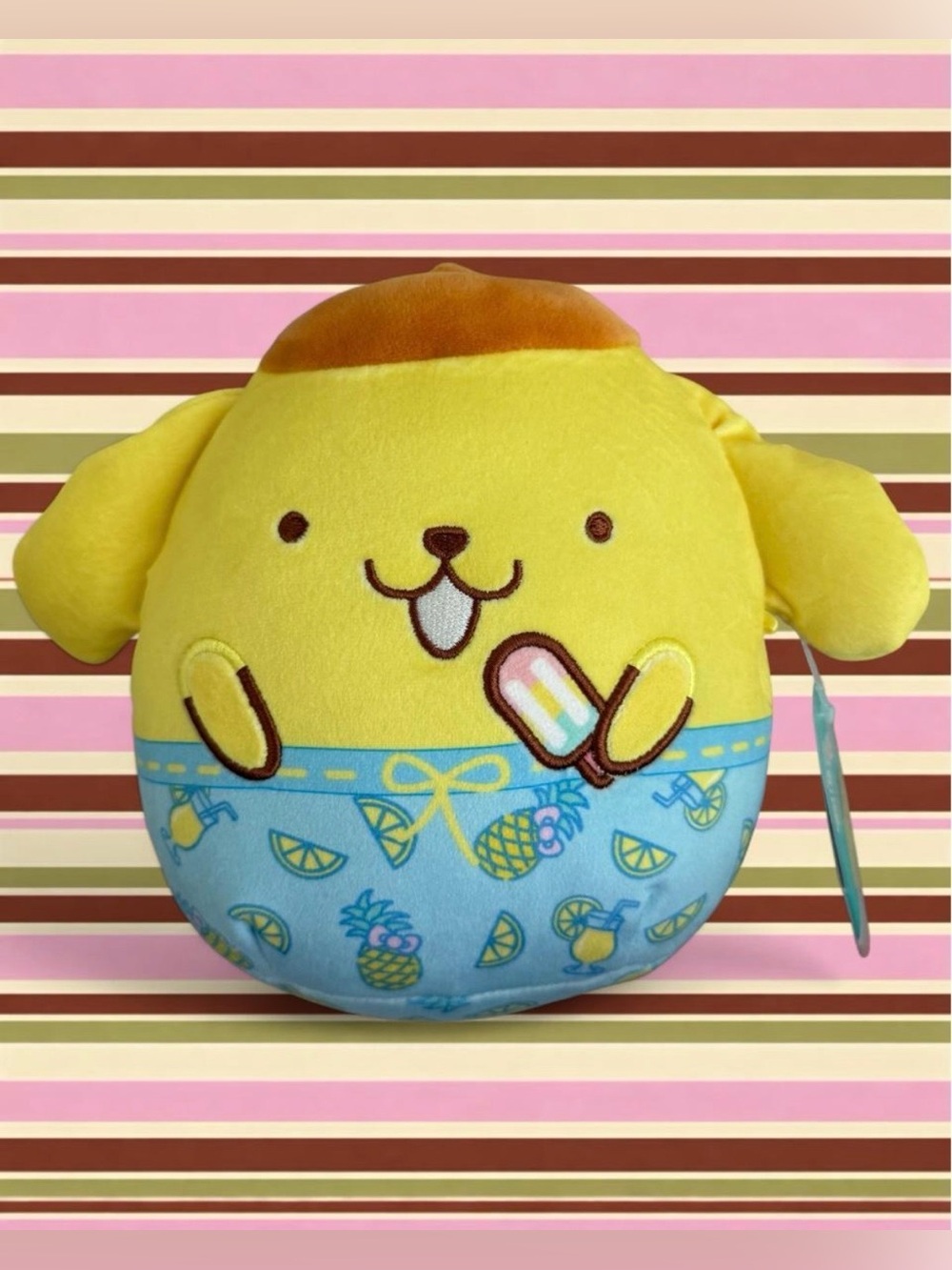 Sanrio PomPomPurin Summer Beach
Popsicle Plush Squishmallow 6"
#sanrio #beach